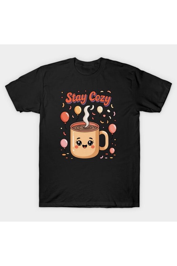 Stay Cozy Funny Autumn Fall Retro Hygge Sweater Weather Pumpkin Spice - Top Pick G4468 T-Shirt, for men and women, Up to Size 5XL