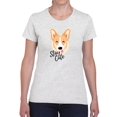 thumbnail image 1 of Stay Cute Happy Corgi T-Shirt Women -Image by Shutterstock, Female XX-Large, 1 of 4