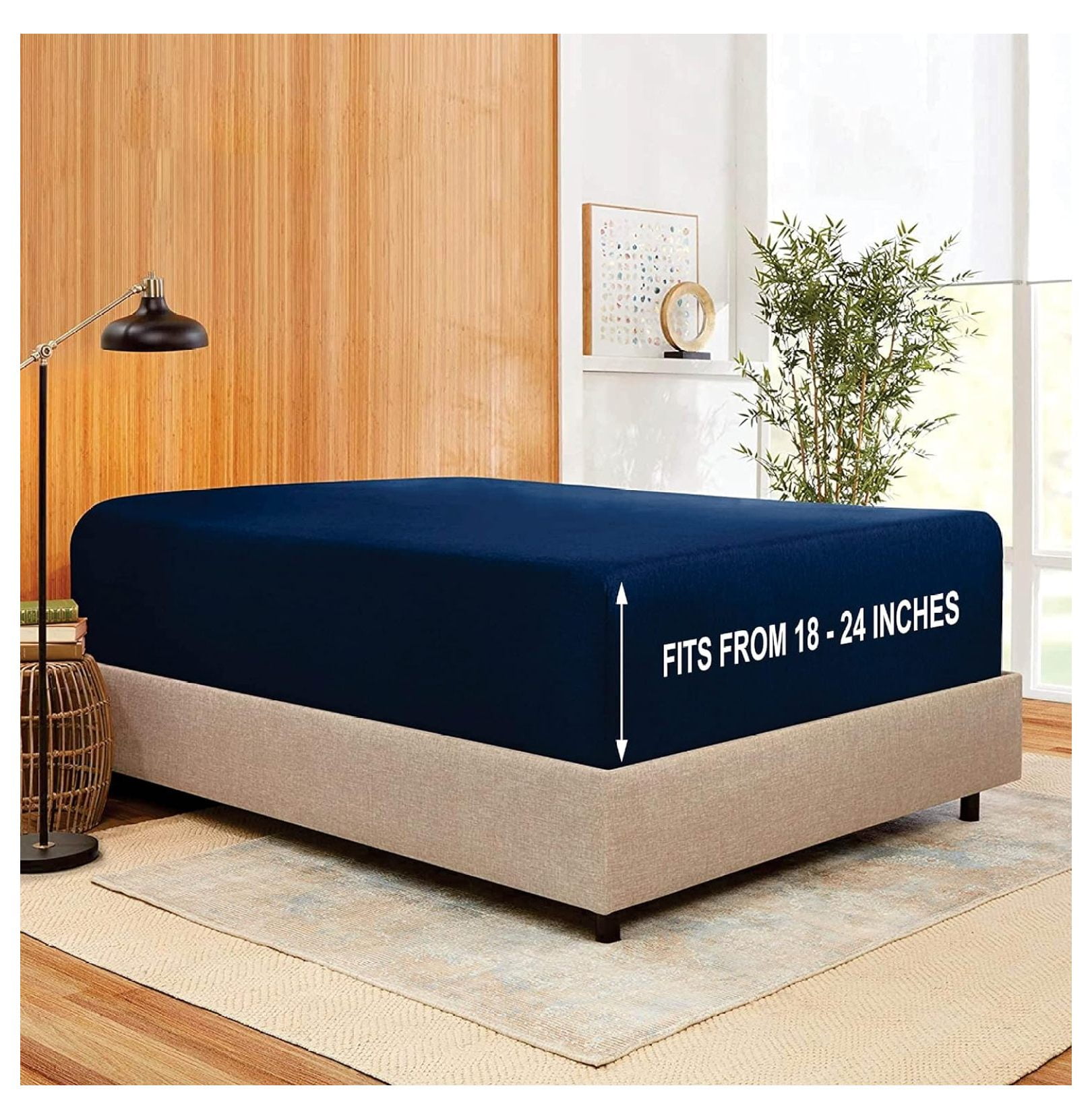 Stay Fitted Single Sheet, Fitted Sheet ! Stay Fit on Mattress with