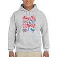thumbnail image 1 of Stay Fly Its 4Th July Hoodie Men -Image by Shutterstock, Male x-Large, 1 of 4