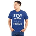 thumbnail image 1 of Stay Focused Photographer Camera Pun Plus Size Crewneck Graphic Tee Shirt Brisco Brands 5X, 1 of 3