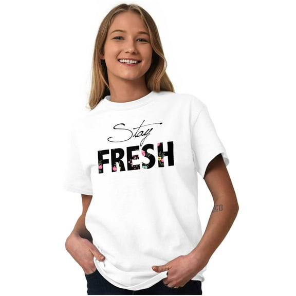 Stay Fresh To Death Beautiful Stylish Women's Plus Size Graphic Tee Brisco Brands 2X