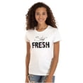 thumbnail image 1 of Stay Fresh To Death Beautiful Stylish Womens Slim Fit Graphic Tee Brisco Brands L, 1 of 5