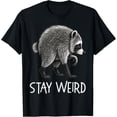 thumbnail image 1 of Stay Funny Timothy Raccoon T-Shirt Unisex S-5XL Hot Trending Shirt Birthday Gift, 1 of 4