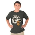 thumbnail image 1 of Stay Golden Doodle Cute Adorable Dog Crewneck T Shirts Boy Girl Teen Brisco Brands XS, 1 of 5