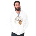 thumbnail image 1 of Stay Golden Doodle Cute Adorable Dog Unisex Fleece Graphic Zip Up Hoodie Brisco Brands 2X, 1 of 5