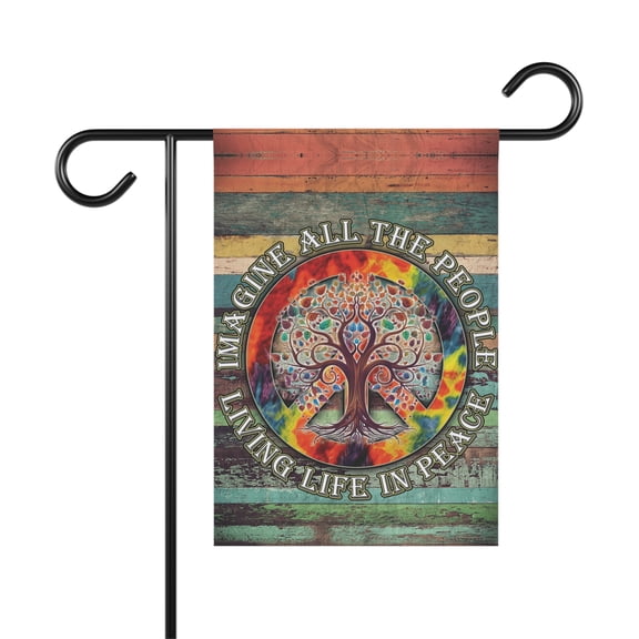 Stay Groovy Hippie Be Kind Flag, Vintage Hippie Flag ID-0715-L9KO