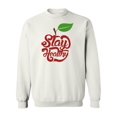thumbnail image 1 of Stay Healthy Quote. Sweatshirt Women -Image by Shutterstock, Female Small, 1 of 4