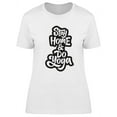 thumbnail image 1 of Stay Home And Do Yoga Graphic T-Shirt Women -Image by Shutterstock, Female Large, 1 of 2