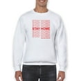 thumbnail image 1 of Stay Home And Nice Day Sweatshirt Men -GoatDeals Designs, Male Large, 1 of 4