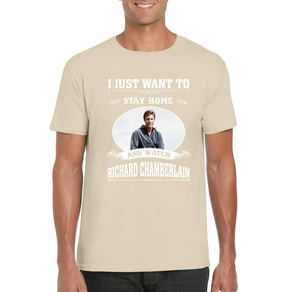 Stay Home And Watch Richard Chamberlain Actor Dr Kildare T-Shirt, for men & women, up to size 5XL