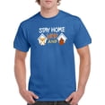thumbnail image 1 of Stay Home Corgi And Coffee T-Shirt Men -Image by Shutterstock, Male Medium, 1 of 4