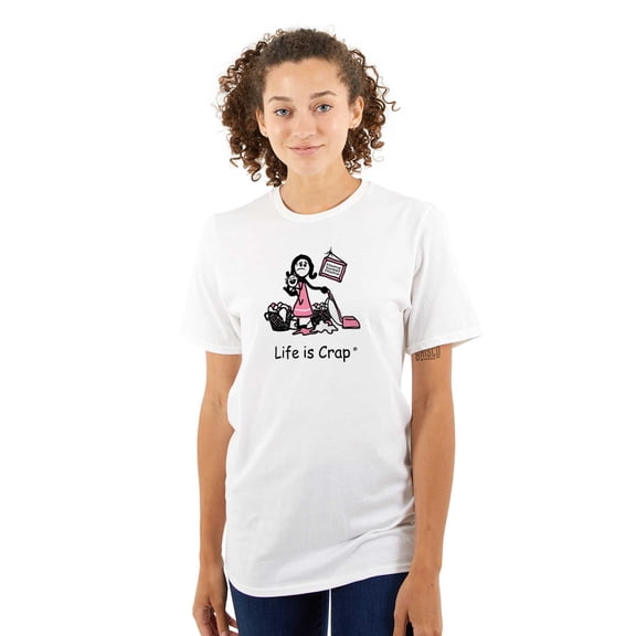 Stay Home Mom Housewife Chores Women's Graphic T Shirt Tees Brisco Brands S