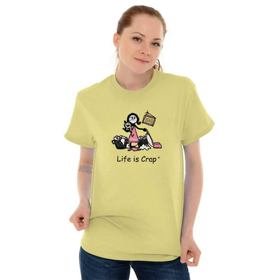 Stay Home Mom Housewife Chores Women's Plus Size Graphic Tee Brisco Brands 2X