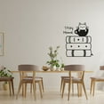 thumbnail image 1 of Stay Home - Quote Quote Cute Kitty Cat Books Reading Reader Book Pile Coffee Cup Tea Cup Vinyl Wall Art Sticker Decal Home Library Hobby Activity Décoration Design Wall Décor Decal Size (10x8 inch), 1 of 3