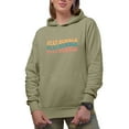 thumbnail image 1 of Stay Humble, Motivational Quote on Humility, Groovy Retro Wavy Text Merch Gift, Sand Hooded Sweatshirt or Hoodie, Medium, 1 of 5
