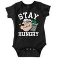 thumbnail image 1 of Stay Hungry Popeye The Sailor Man Romper Boys or Girls Infant Baby Brisco Brands 12M, 1 of 6