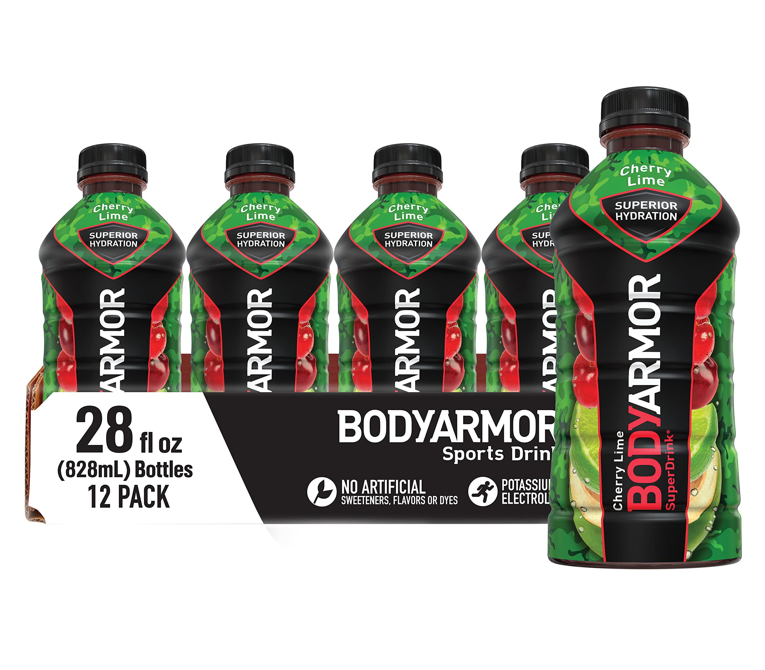 Stay Hydrated and Energized with Bodyarmor Sports Drink - Cherry Lime  Flavor, Packed with Natural Flavors, Vitamins, and Electrolytes - Ideal for  Athletes - 28 Fl Oz (Pack Of 12) 