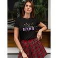 thumbnail image 1 of Stay Magical Quote Shaped T-Shirt Women -Image by Shutterstock, Female x-Large, 1 of 4