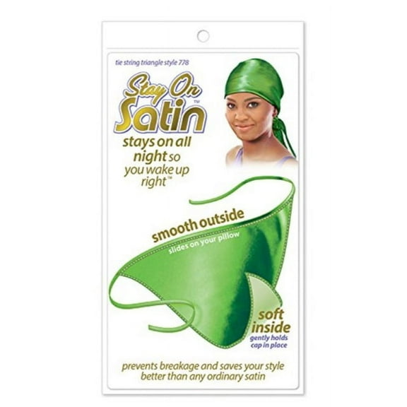 Stay On Satin Tie String Triangle Design 778, Assorted Colors, 1 Count