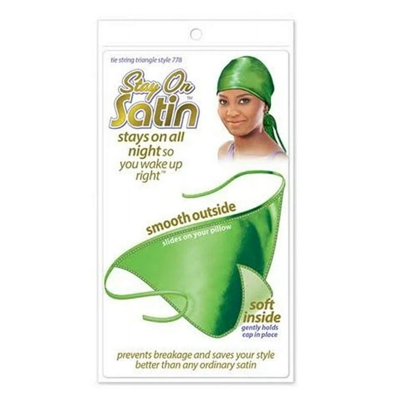 Stay On Satin Tie String Triangle Style 778 Random Color Ship, Pack of 3