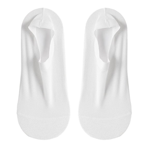 Stay On Silicone Grip Ankle Socks Moisture Wicking Mesh Fabric Comfort Invisible Low Cut Liner Socks For Men Daily Wear