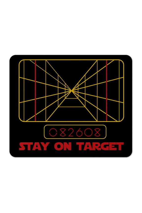 Stay On Target 1/4" Thick Mousepad