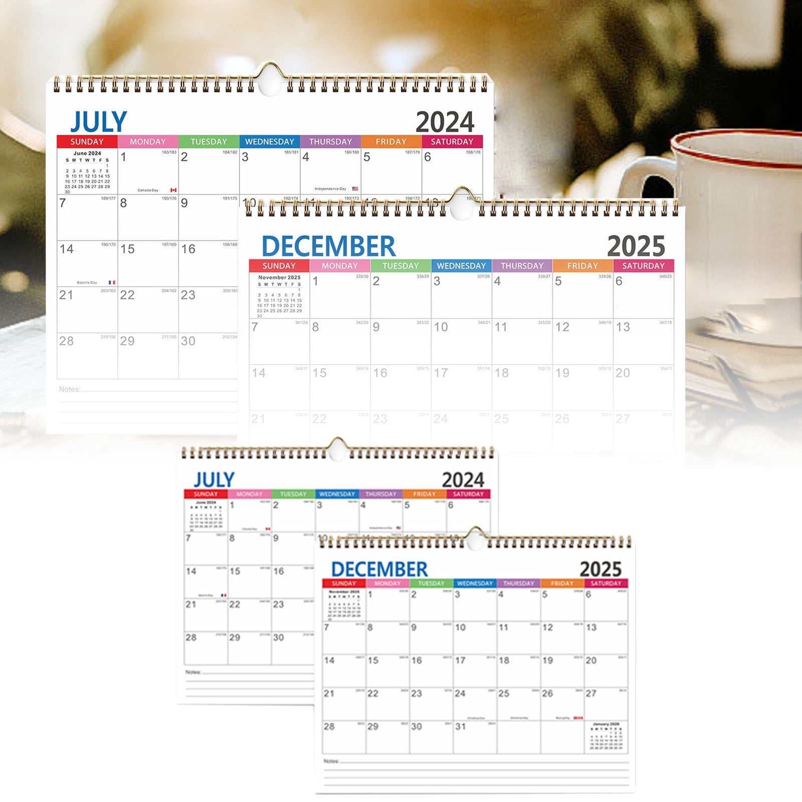 Stay Organized & Stylish Trendy 2024 2025 Calendar For Large Print