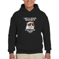 thumbnail image 1 of Stay Over There Grumpy Cat Hoodie Men -T-Line Designs, Male x-Large, 1 of 4