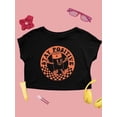 thumbnail image 1 of Stay Positive Energy Crop Tee Women's -SelectDesign Designs, 1 of 4