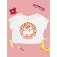 thumbnail image 1 of Stay Positive Energy Crop Tee Women's -SelectDesign Designs, 1 of 4