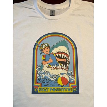 "Riding Instructions: PRESS HERE And Hold On TIGHT" Motorcycle Tee - Gildan