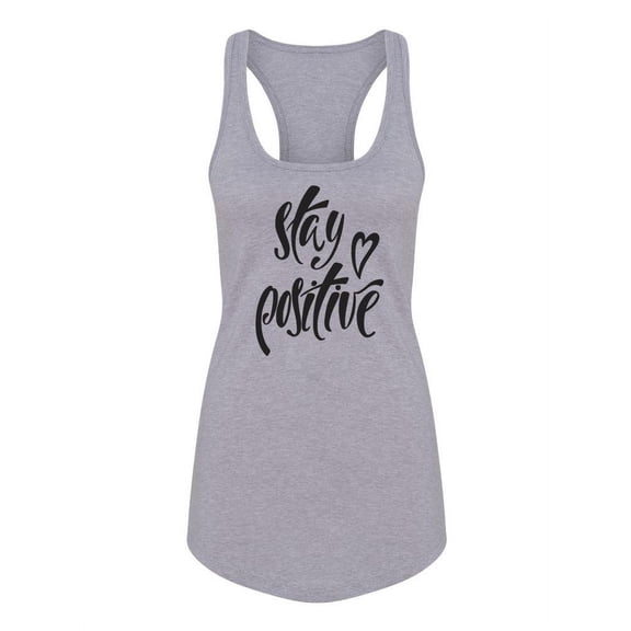 Stay Positive Racerback Tank Women -Image by Shutterstock, Female x-Large
