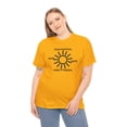 thumbnail image 1 of Stay Positive Sun Unisex Heavy Cotton Tee, 1 of 10