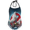 thumbnail image 1 of Stay-Puft Ghostbusters Children's One-piece Swimwear Halterneck Swimsuit Summer Beach Girl's Bathing Suits Breathable Beachwear, 1 of 7