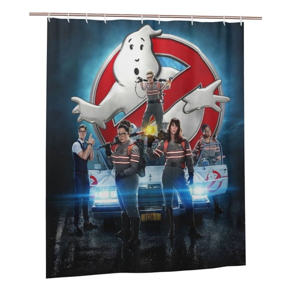 Stay-Puft-Ghostbusters Shower Curtain Bathroom Decor Polyester Waterproof Bath Curtains With Hooks 60x72 Inches