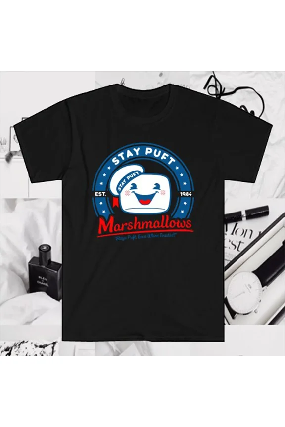 Stay Puft Marshmallow Man Est. 1984 Men's Black Size S to 5XL