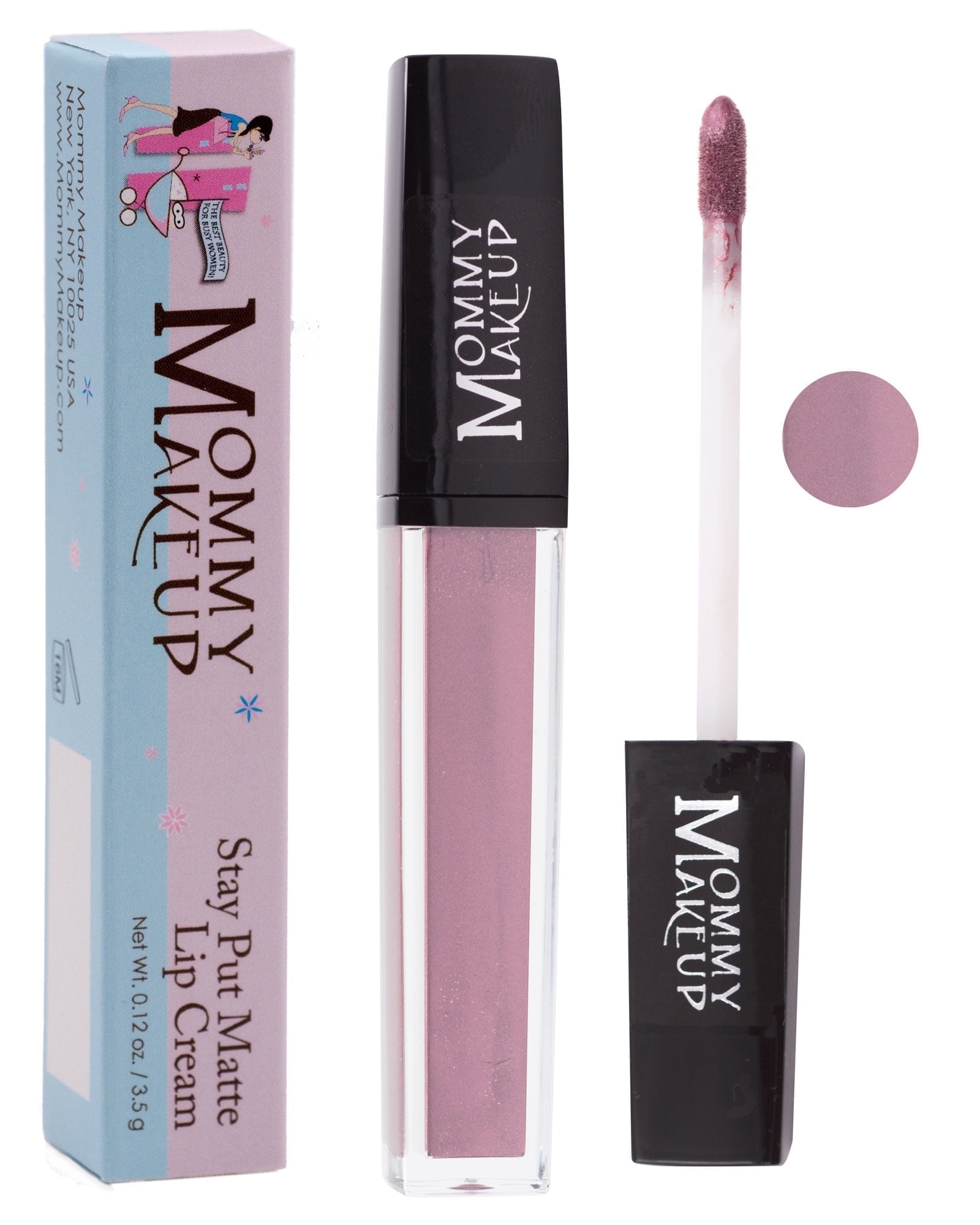 Stay Put Matte Lip Cream - Kiss Proof, Transfer Proof, Long Lasting Lipstick by Mommy Makeup (Raquel)