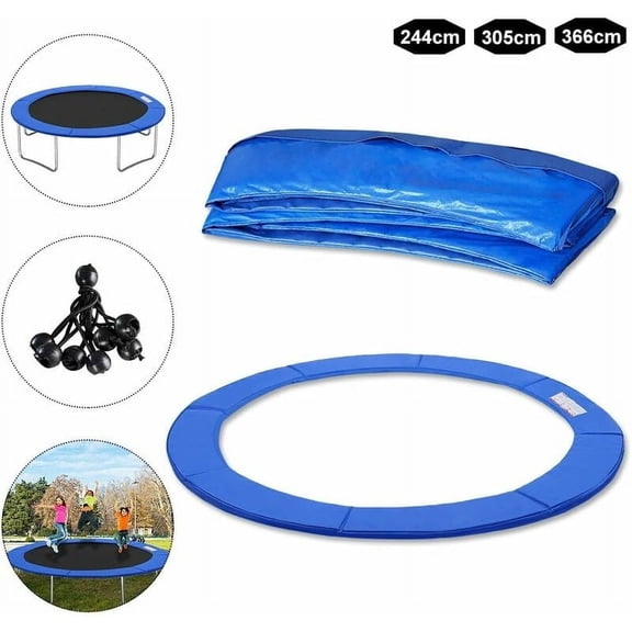 High-Quality Trampoline Replacement Pad, Thick Foam Padding Ensures Spring Protection & Safety For Family Fun