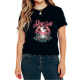 thumbnail image 1 of Stay Salty Matthew 5:13 Retro Tropical Beach Sunset Graphic daily wear Tees T-shirt Tops Tops Short Sleeve Black S-5XL, 1 of 5