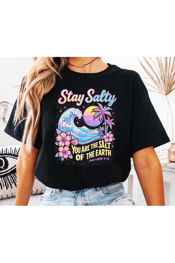 Stay Salty T-Shirt, Summer Glitter Bundle T-shirt, Beach Vibes T-shirt, Salty Beach T-shirt, Summer Vibes T-shirt, Trendy Summer Designs, Salty Soul T-shirt, Lake Life
