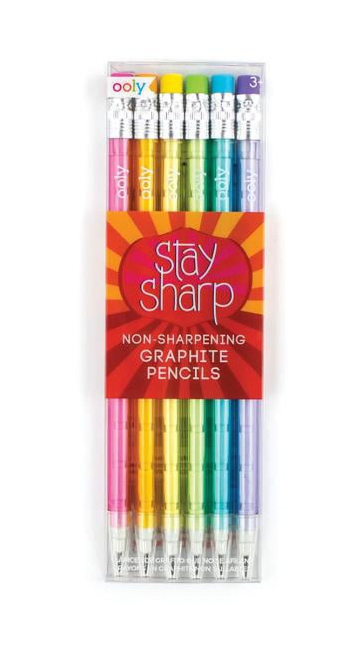 Stay Sharp Pencils - Set of 6 - Rainbow