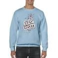 thumbnail image 1 of Stay Single! Sweatshirt Men -Smartprints Designs, Male 5X-Large, 1 of 4