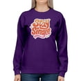 thumbnail image 1 of Stay Single Sweatshirt Women -Smartprints Designs, Female 3X-Large, 1 of 4