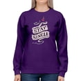 thumbnail image 1 of Stay Single! Sweatshirt Women -Smartprints Designs, Female Medium, 1 of 4