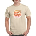 thumbnail image 1 of Stay Single T-Shirt Men -Smartprints Designs, Male Large, 1 of 4
