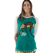 Stay Sleepy Sloth LazyOne Womens Leggings and Tees, Pajama Separates, Cozy Loungewear for Women, Lazy, Animal X-Large