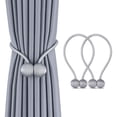 thumbnail image 1 of Stay Smart Way Polyester Curtain Holdbacks, Gray, 1 of 2