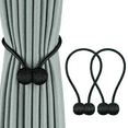 thumbnail image 1 of Stay Smart Way Vintage Black Magnetic Curtain Tiebacks (2 Count), 1 of 3