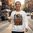 thumbnail image 1 of Stay Spooky Halloween Sweatshirt, Spooky Sweatshirt, Ghost Pumpkin, 1 of 6